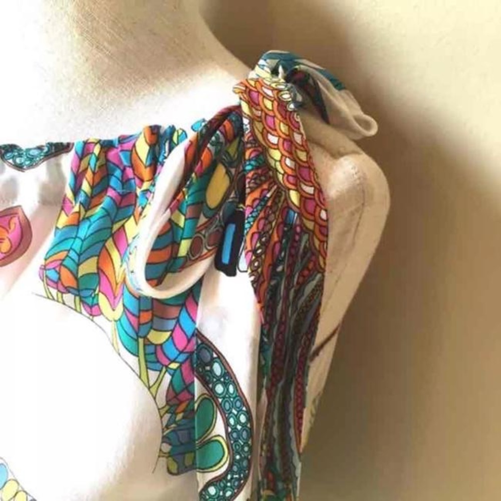Trina Turk Floral Halter Top